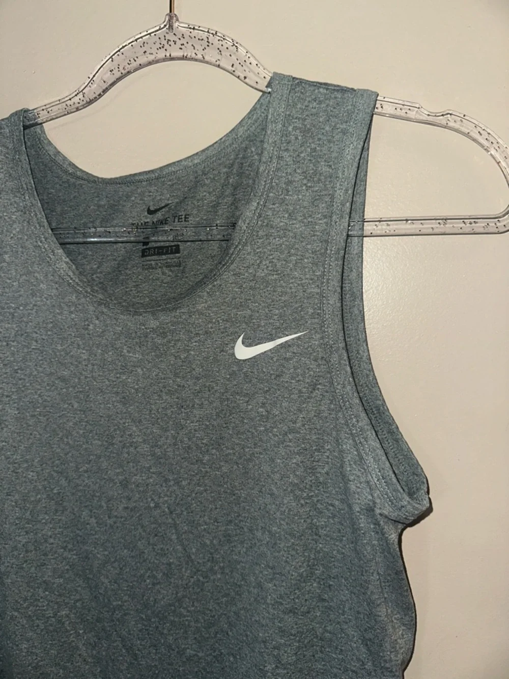Nike‎ Small Gray Dri Fit “The Nike Shirt” Tank Top